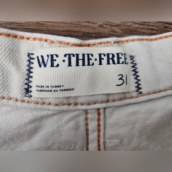 We The Free Free People Lucky You Mid Rise Barrel Jeans Size 31 - Picture 7 of 16